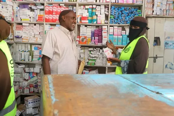SoBS Conducts Inspection And Registration Of Pharmacies In Bakara Market — photo 2 of 5