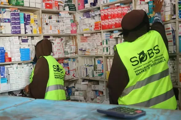 SoBS Conducts Inspection And Registration Of Pharmacies In Bakara Market — photo 1 of 5